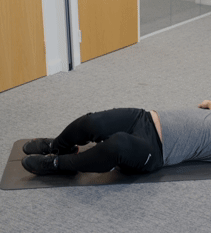 knee roll exersise for minimizing the lower pain